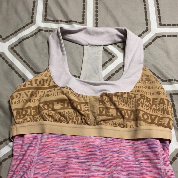 LULULEMON TANK TOP PINK COLOR SIZE 8 - Picture 4 of 5